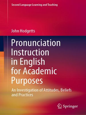 cover image of Pronunciation Instruction in English for Academic Purposes